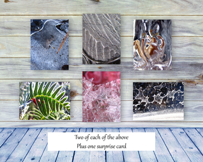 Snow and Ice I Greeting Card Collection by The Poetry of Nature - front and back of box